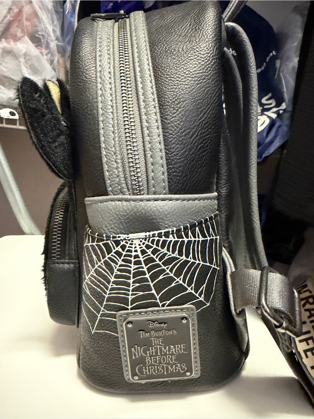 Disney Loungefly The Nightmare Before Christmas Sally & Black Cat Mini Backpack - Picture 4 of 6